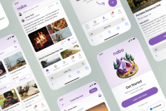 UI/UX Mobile App Design for a Camping Community App 